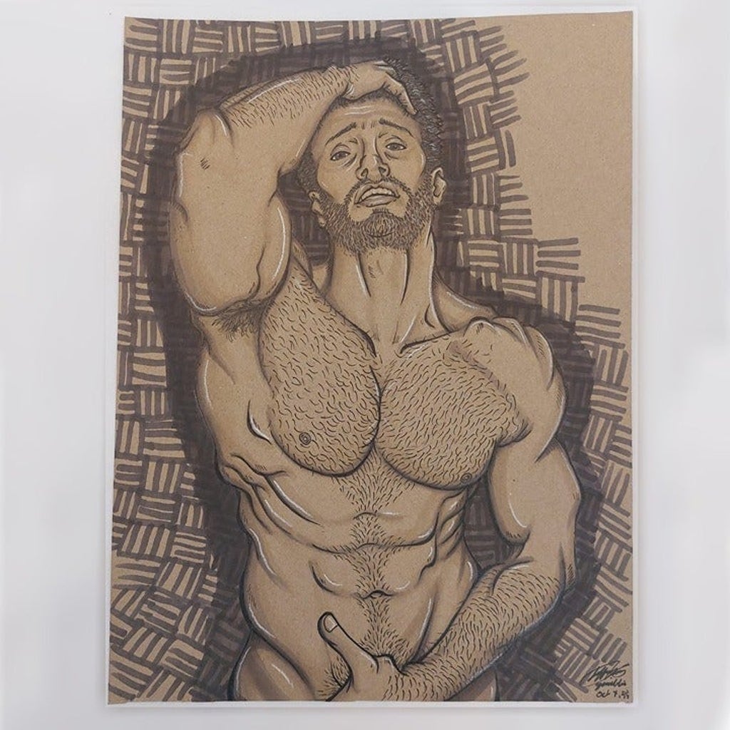 "Body Love" Hand-Drawn Art Print (Select Size)